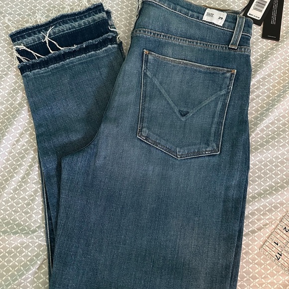 HUDSON NEW Women’s Zoeey High Rise Straight Crop Double Step Hem 5 pocket 29 NWT - Picture 8 of 10